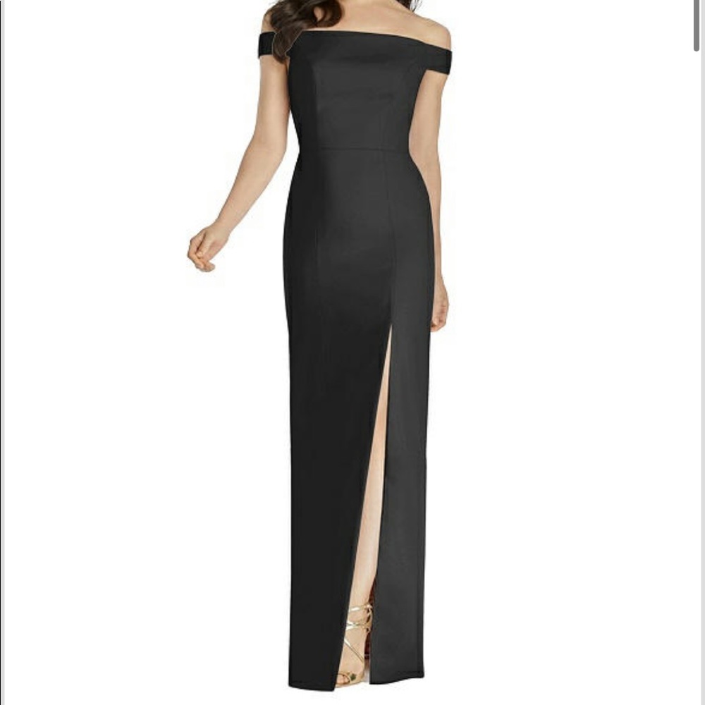 Dessy Collection | Style 3040 Black Bridesmaid Dress